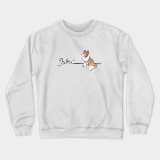 Sheltie Tee Crewneck Sweatshirt